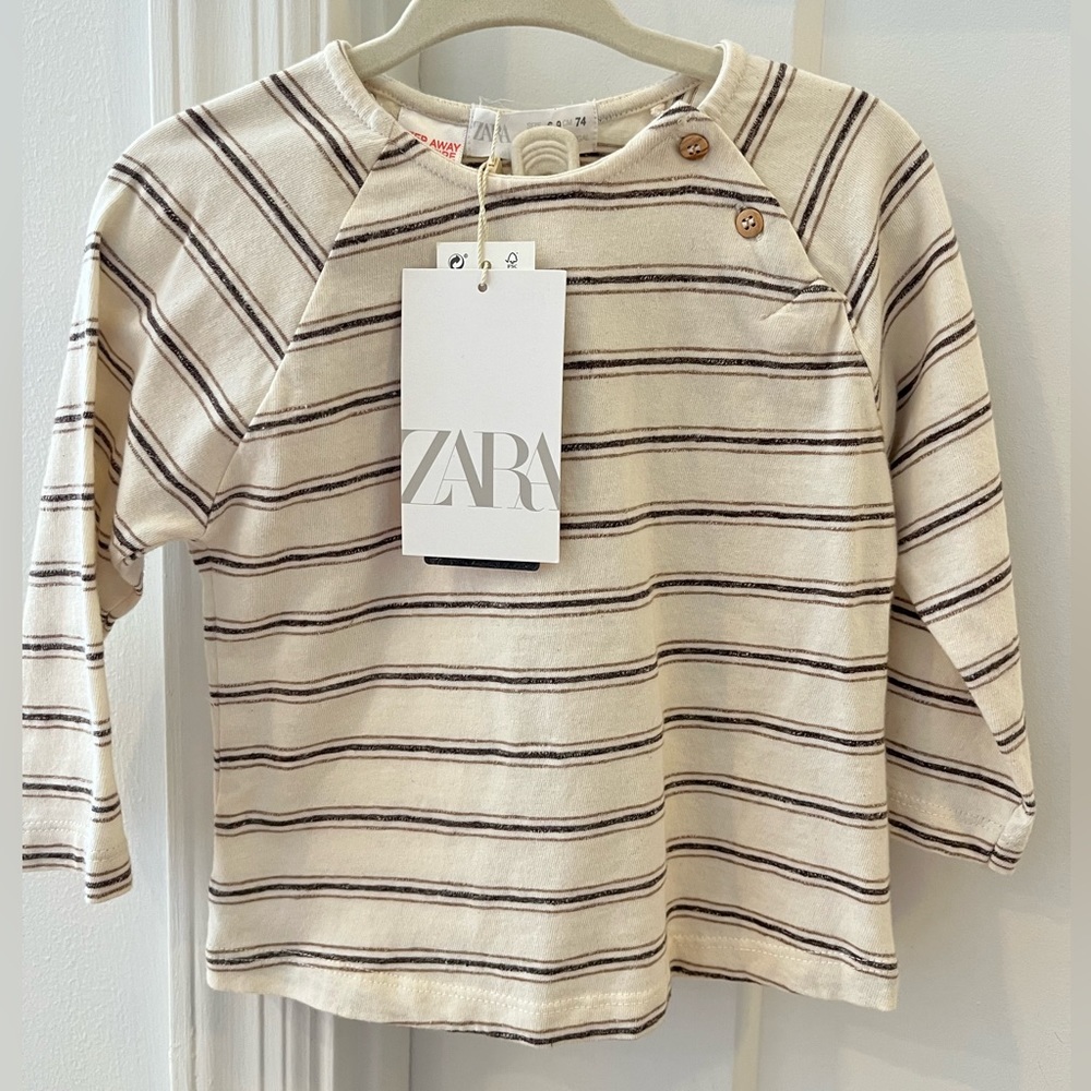 NWT zara baby boys 6-9M shirt
